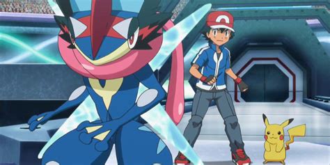 mega ash greninja|why does ash release greninja.